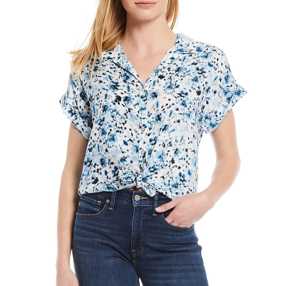 Lucky Brand Floral Print Top